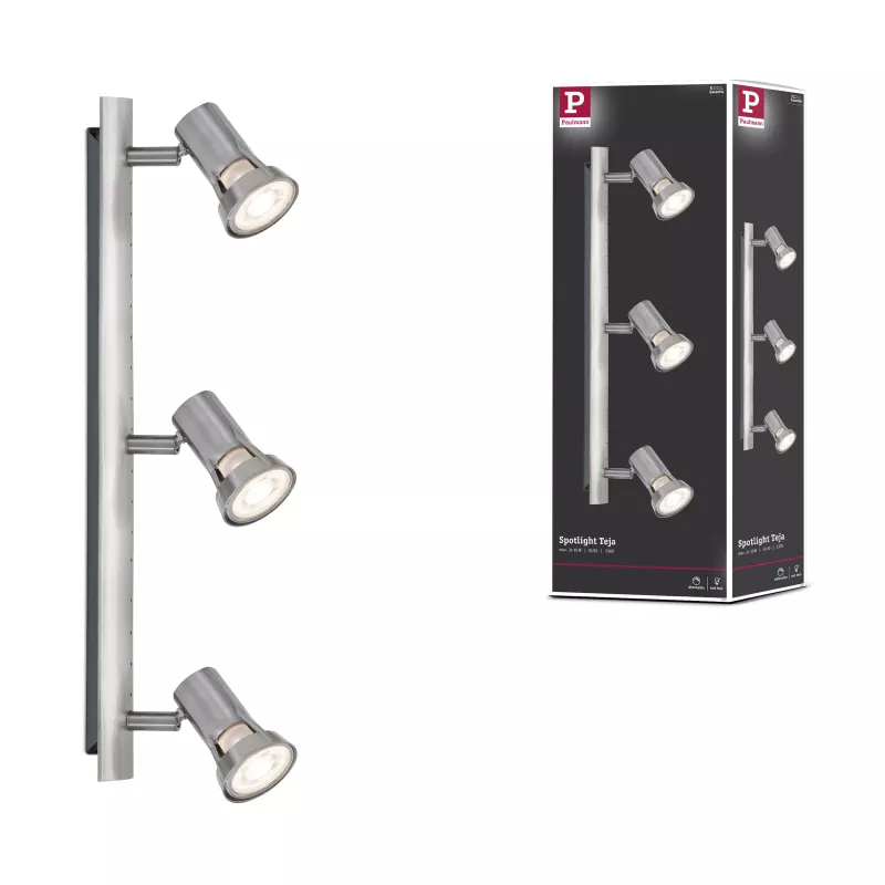 Spotlight Teja GU10 230V max. 3x10W gradable Nickel PAULMANN 6 - Cimaise Tableau 