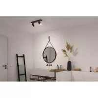 Spotlight Zyli IP44 GU10 230V max. 2x10W gradable - système d'accrochage et décoration - détail 5