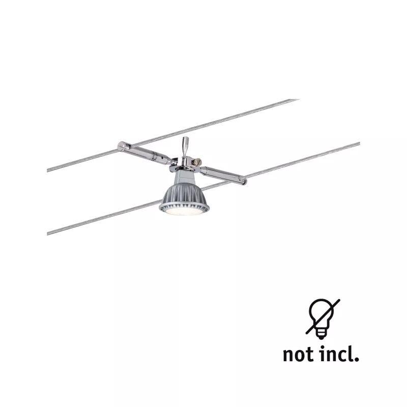 TogoLED-Kabelsystem, einzelne GU5-Strahler, 3 x max. 10 W dimmbar, 12 V - système d'accrochage et décoration