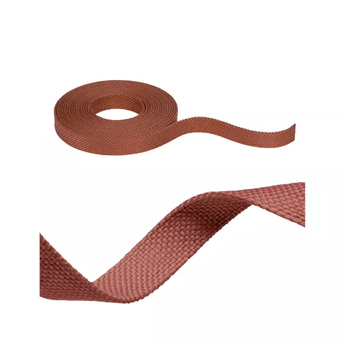 ULine Sangle 5m Dacron Textil Cuivre Terre cuite