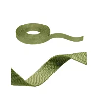 Cinta textil ULine de 5 m, color verde cobre, de dacrón. - système d'accrochage et décoration - détail 2