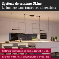 ,ULine Spot LED Lichtleiste 1025lm 18,,5W 650x29mm 3000K, - système d'accrochage et décoration - détail 4
