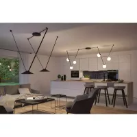 Lámpara colgante LED ULine tipo bola, 795 lm, 8 W, 150 mm, 3000 K. - système d'accrochage et décoration - détail 10