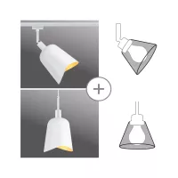 ,URail Lampshade DecoSystems Alvaro 144mm White,, Gold, - système d'accrochage et décoration - détail 4