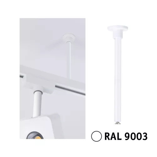 URail Accessoires Suspension de rail 105mm Blanc signal PAULMANN 7 - Cimaise Tableau 