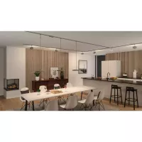 URail Adaptateur de rail Smart Home Zigbee 3.0 Dimm/Switch 155x56mm - système d'accrochage et décoration - détail 3