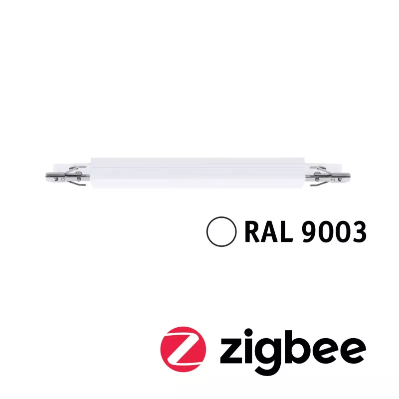 URail Adaptateur de rail Zigbee 3.0 Dimm/Switch 240x21mm max. 50W Blanc signal