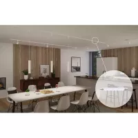 URail Zigbee 3.0 Dimm/Switch rail adapter 240x21mm max. 50W Signal white - système d'accrochage et décoration - détail 4