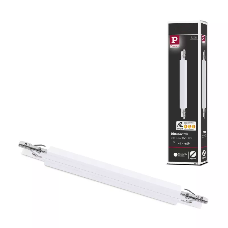 URail Zigbee 3.0 Dimm/Switch rail adapter 240x21mm max. 50W Signal white