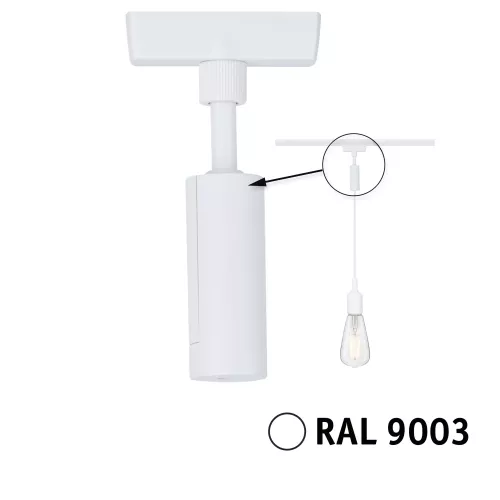 URail Adaptateur de suspension Universal max. 50W 230V Blanc signal PAULMANN 8 - Cimaise Tableau 