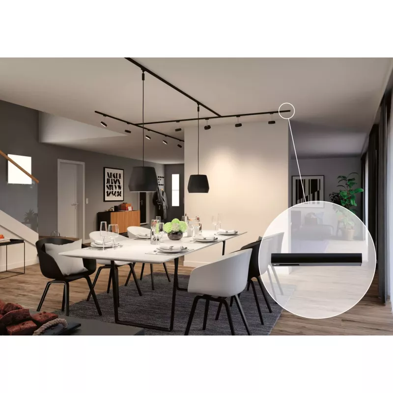 URail Alimentation électrique Fin 161x18mm max. 1000W PAULMANN 30 - Cimaise Tableau 