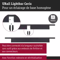 ,URail Lightbar 3-Step-Dim Ceris 850lm 9,,5W 4000K gradable 230V, - système d'accrochage et décoration - détail 4