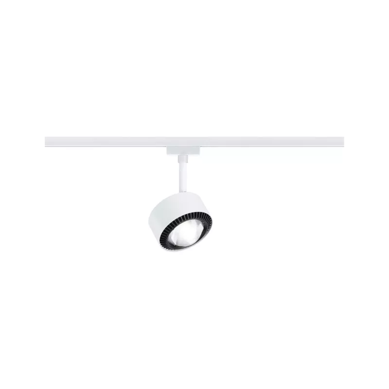 URail Spot sur rail Aldan Spot individuel 470lm 8W 4000K gradable 230V Blanc signal - système d'accrochage et décoration