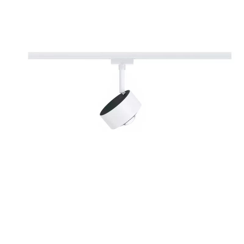 URail Spot sur rail Aldan Spot individuel 470lm 8W 4000K gradable 230V Blanc signal
