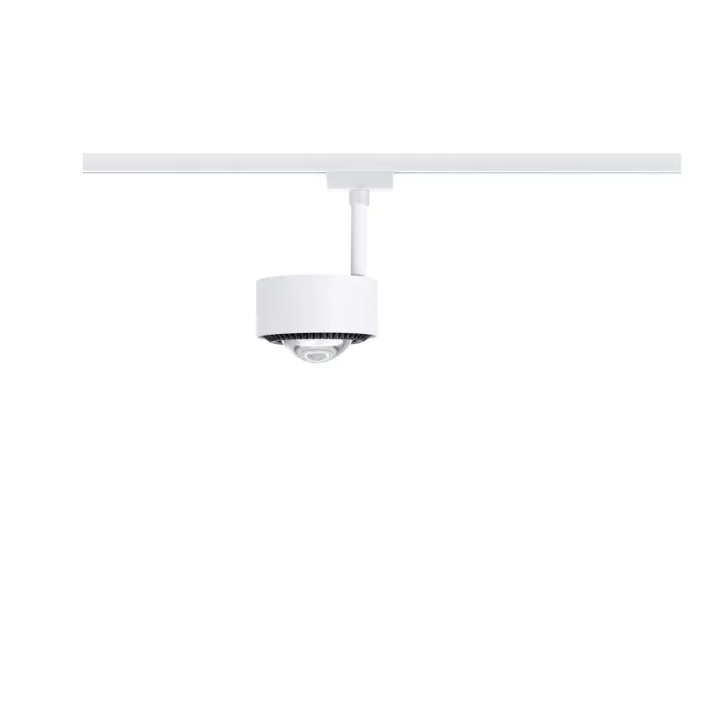 URail Spot sur rail Aldan Spot individuel 470lm 8W 4000K gradable 230V Blanc signal