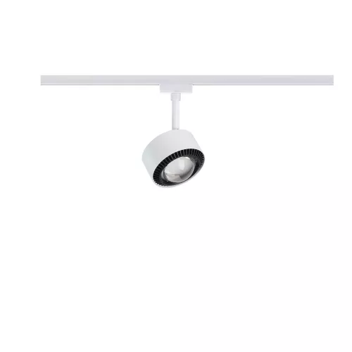 URail Spot sur rail Aldan Spot individuel 500lm 8W White Switch 230V Blanc signal