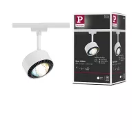 URail Gleisstrahler Aldan Einzelstrahler 500lm 8W Weiß Schalter 230V Signal weiß - système d'accrochage et décoration - détail 15