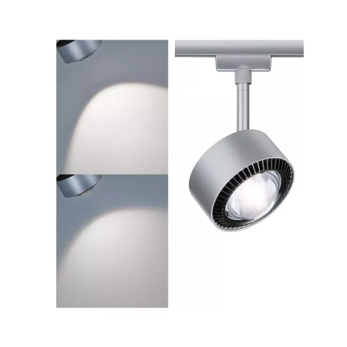 ,URail Spot sur rail Aldan Spot individuel 533,,8lm 8W 4000K gradable 230V,