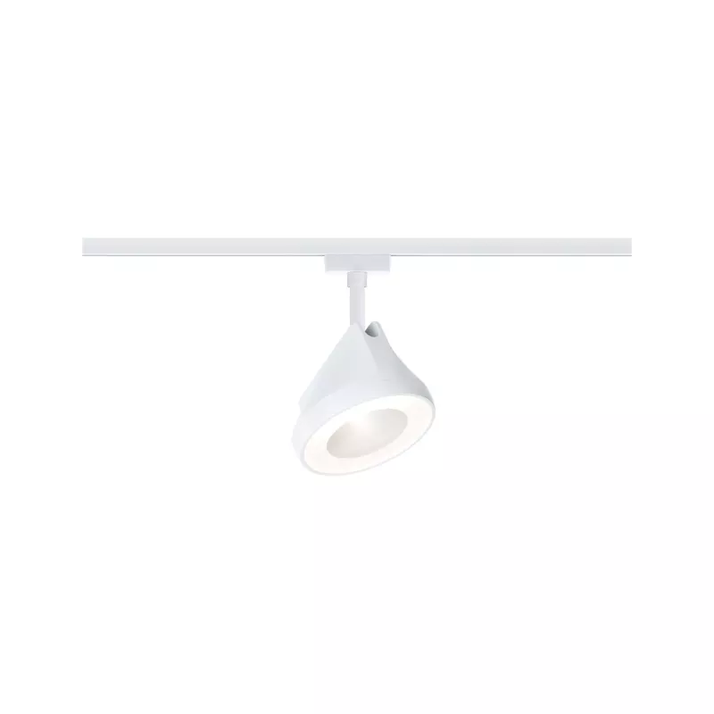 URail Spot sur rail Arena Spot individuel 850lm 15W 2700K gradable 230V Blanc signal - système d'accrochage et décoration