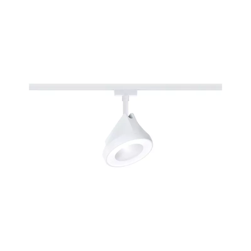 Foco individual para riel URail, 900 lm, 15, 1 W, 4000 K, regulable, 230 V, blanco señal. - système d'accrochage et décoration