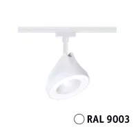 ,URail Spot sur rail Arena Spot individuel 900lm 15,,1W 4000K gradable 230V Blanc signal, - système d'accrochage et décoration - détail 5