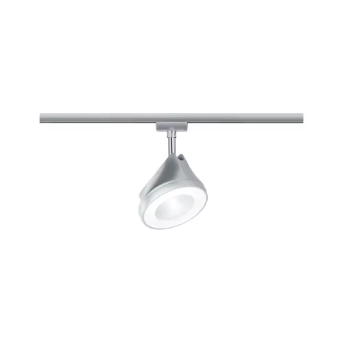 Foco individual para riel URail, 950 lm, 15, 3 W, 4000 K, regulable, 230 V, cromo mate,