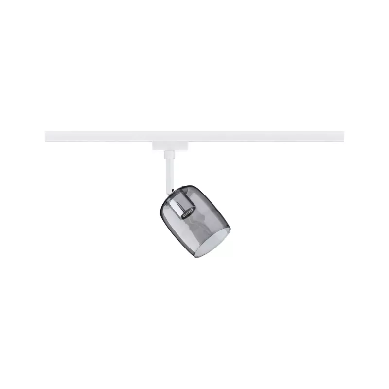 ,URail Spot sur rail Blossom G9 max. 10W gradable 230V Blanc signal,, Verre, - système d'accrochage et décoration