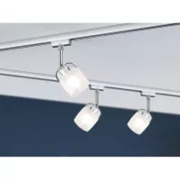 ,URail Track spotlight Blossom Individual spotlight G9 max. 10W dimmable 230V Matt chrome,, Clear,,, - système d'accrochage et décoration - détail 5