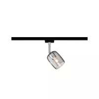 ,URail Spot sur rail Blossom Spot individuel G9 max. 10W gradable 230V Noir mat,, Verre, - système d'accrochage et décoration - détail 2