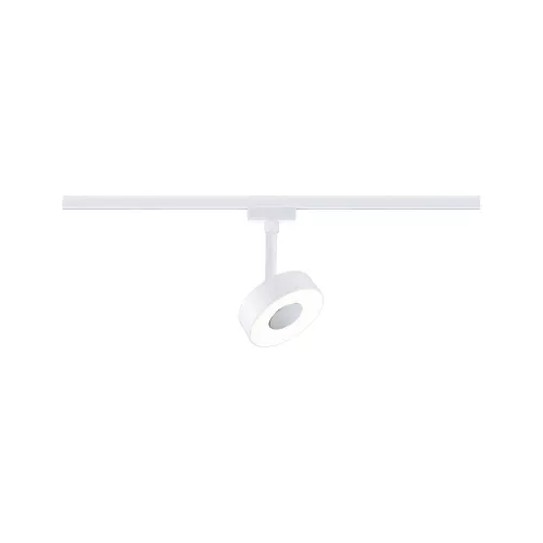 URail Spot sur rail Circle 180lm 5W 3000K gradable 230V Blanc signal PAULMANN 15 - Cimaise Tableau 