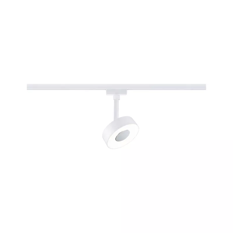 URail Spot sur rail Circle 180lm 5W 3000K gradable 230V Blanc signal - système d'accrochage et décoration