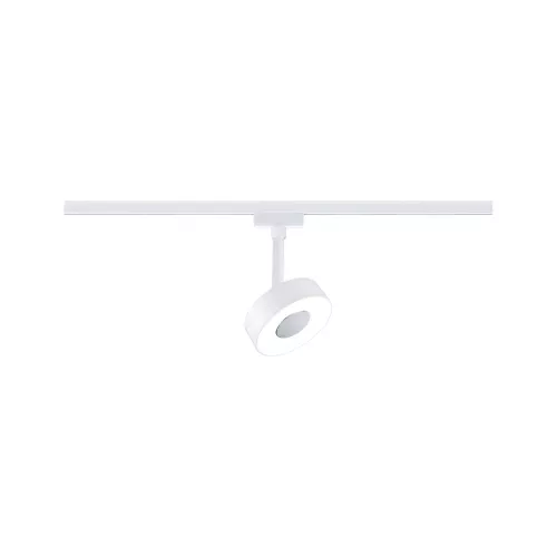 URail Gleisstrahler, rund, 190 lm, 5 W, 4000 K, dimmbar, 230 V, Signalweiß