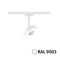 URail Spot sur rail Circle 190lm 5W 4000K gradable 230V Blanc signal - système d'accrochage et décoration - détail 5