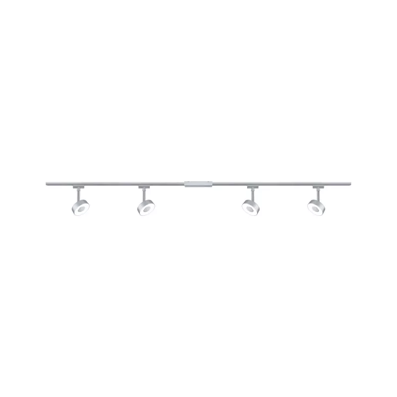 ,URail Spot sur rail Circle Kit de base 4x222lm 4x5,,3W 2700K 230V Chrome mat,,, - système d'accrochage et décoration