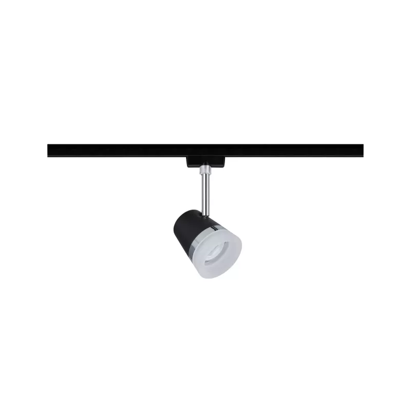 ,URail Spot sur rail Cone Spot individuel GU10 max. 10W gradable 230V Noir mat,,,
