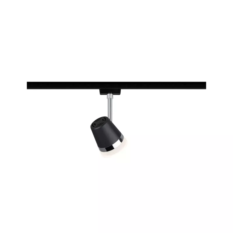 ,URail Spot sur rail Cone Spot individuel GU10 max. 10W gradable 230V Noir mat,,,