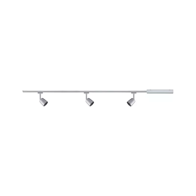 ,URail Spot sur rail Cover Kit de base GU10 max. 3x10W gradable 230V Chrome mat,,, - système d'accrochage et décoration