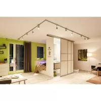 ,URail Spot sur rail Cover Kit de base GU10 max. 3x10W gradable 230V Chrome mat,,, - système d'accrochage et décoration - détail 12