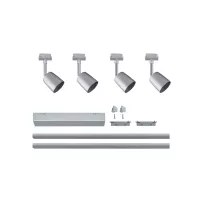 ,URail Spot sur rail Cover Kit de base GU10 max. 4x10W gradable 230V Chrome mat,,, - système d'accrochage et décoration - détail 4