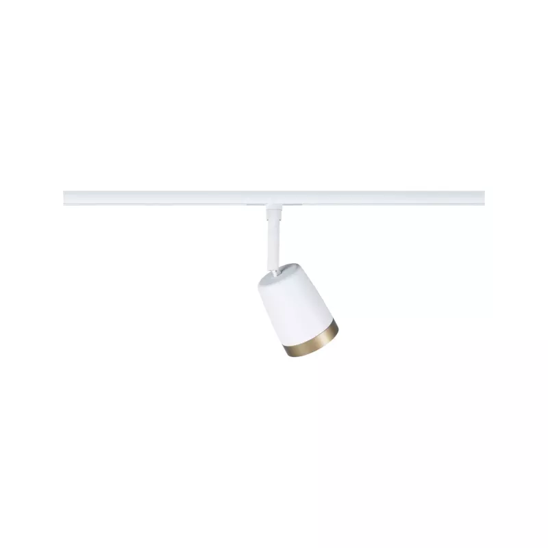 ,URail Spot sur rail Cover Spot individuel GU10 max. 10W 230V Blanc signal,, Doré,