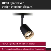 ,URail Spot sur rail Cover Spot individuel GU10 max. 10W 230V Noir mat,, Doré, - système d'accrochage et décoration - détail 7