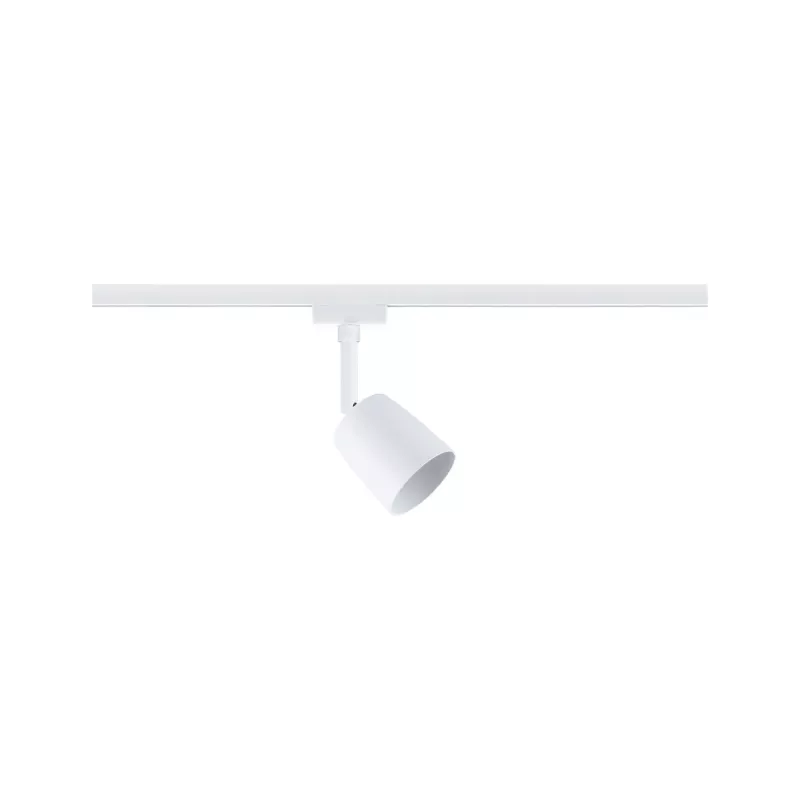 URail Gleis-Scheinwerferabdeckung, Einzelplatz, GU10, max. 10 W, dimmbar, 230 V, Signalweiß - système d'accrochage et décoration