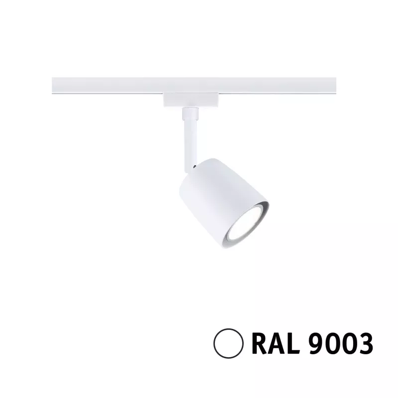 URail Track spot Cover Individual spot GU10 max. 10W dimmable 230V Signal white