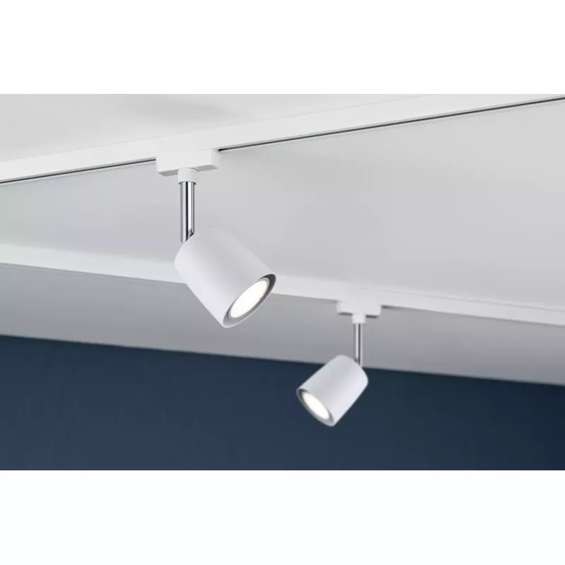,URail Spot sur rail Cover Spot individuel GU10 max. 10W gradable 230V Blanc,,,