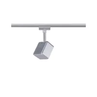 ,URail Spot sur rail Cube Spot individuel 540lm 8W 2700K gradable 230V Chrome mat,,, - système d'accrochage et décoration - détail 2