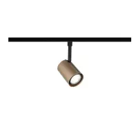 URail Luxus-Schienenstrahler GU10 max. 10W dimmbar 230V Mattgold - système d'accrochage et décoration - détail 1