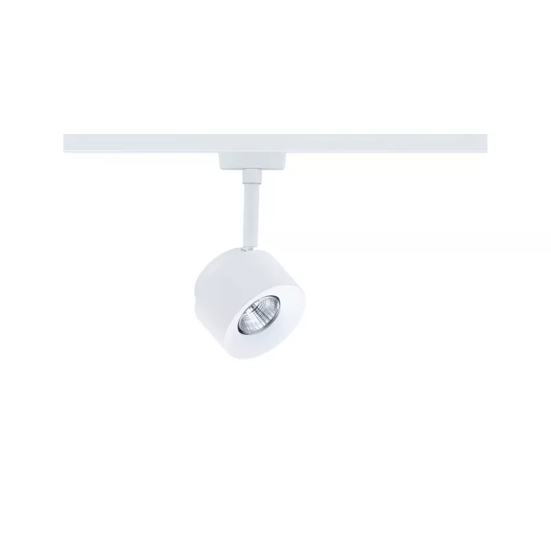 ,URail Spot sur rail Pane 650lm 7,,4W 3000K gradable 230V Blanc signal,
