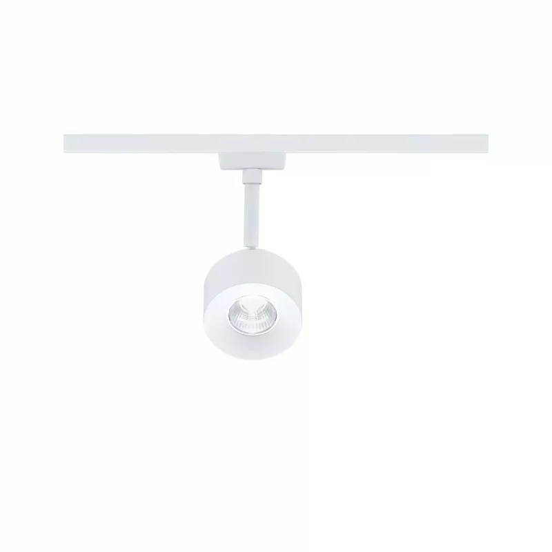 ,URail Spot sur rail Pane 680lm 7,,4W 4000K gradable 230V Blanc signal,