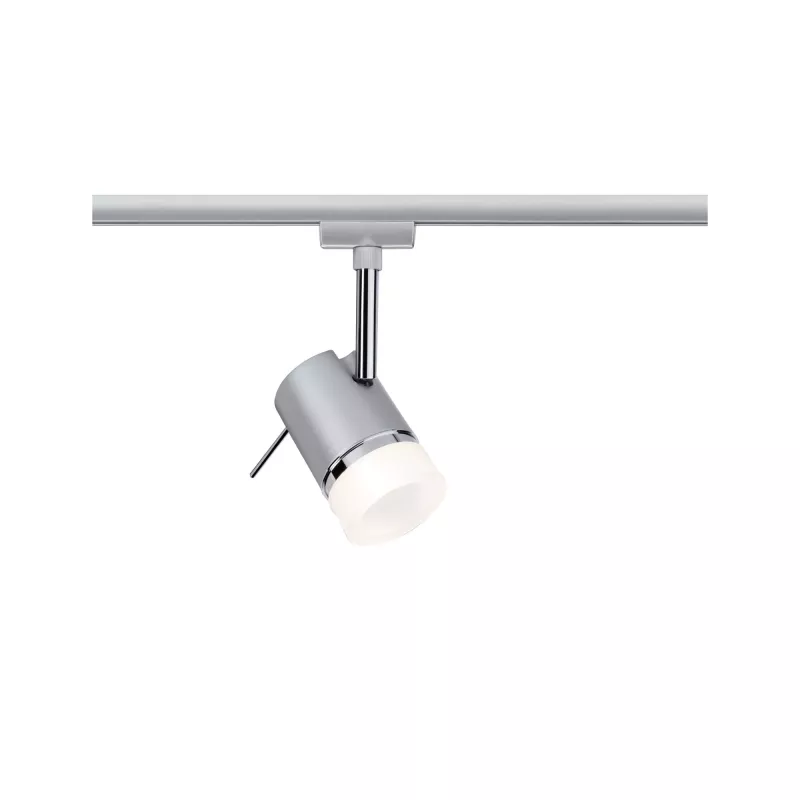 ,URail Spot sur rail Pipe Spot individuel GU10 max. 10W gradable 230V Chrome mat,,,