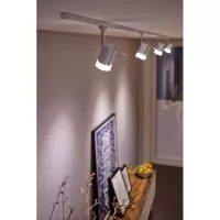 ,URail Spot on rail Pipe Individual spot GU10 max. 10W dimmbar 230V Matt chrome,,, - système d'accrochage et décoration - détail 7